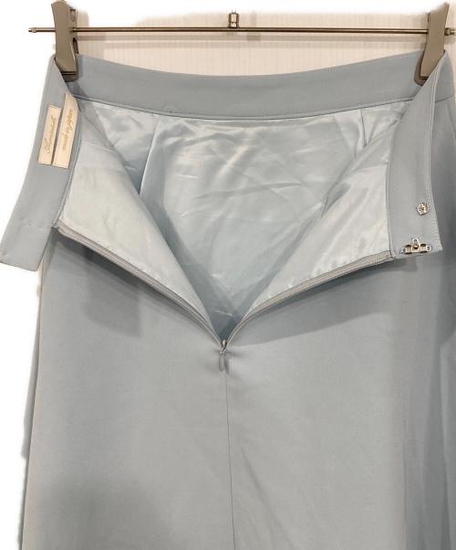 Aveniretoile（アベニールエトワール）Aveniretoile (アベニールエトワール) セラテリーダブルクロスフレアスカート ブルー サイズ:36の古着・服飾アイテム