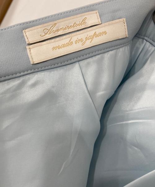 Aveniretoile（アベニールエトワール）Aveniretoile (アベニールエトワール) セラテリーダブルクロスフレアスカート ブルー サイズ:36の古着・服飾アイテム