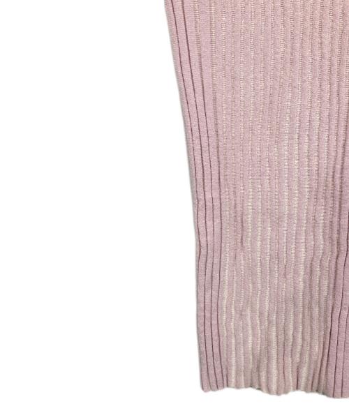 maison kitsune（メゾンキツネ）maison kitsune (メゾンキツネ) ベイビーフォックス パッチ リブ ミディスカート ピンク サイズ:Mの古着・服飾アイテム