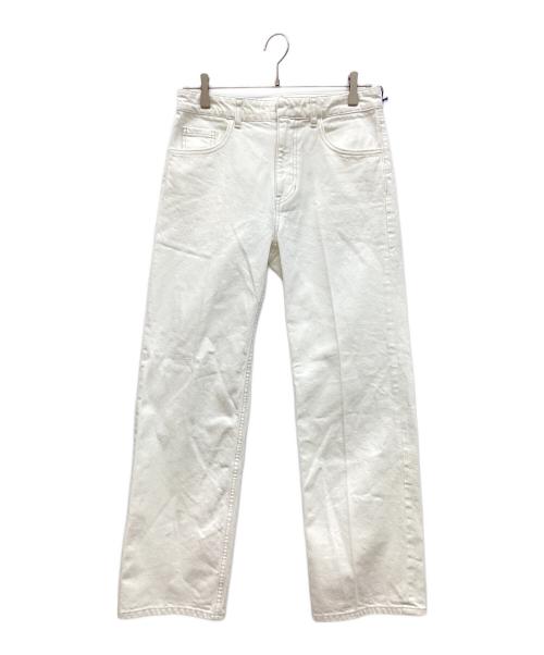 CURRENTAGE（カレンテージ）CURRENTAGE (カレンテージ) Slim straight denim pants　スリムストレートデニムパンツ ホワイト サイズ:2の古着・服飾アイテム
