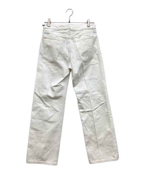 CURRENTAGE（カレンテージ）CURRENTAGE (カレンテージ) Slim straight denim pants　スリムストレートデニムパンツ ホワイト サイズ:2の古着・服飾アイテム
