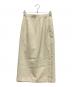 Loulou Willoughby (ルルウィルビー) アシメフリルタイトスカート ベージュ サイズ:SIZE1 未使用品：8000円