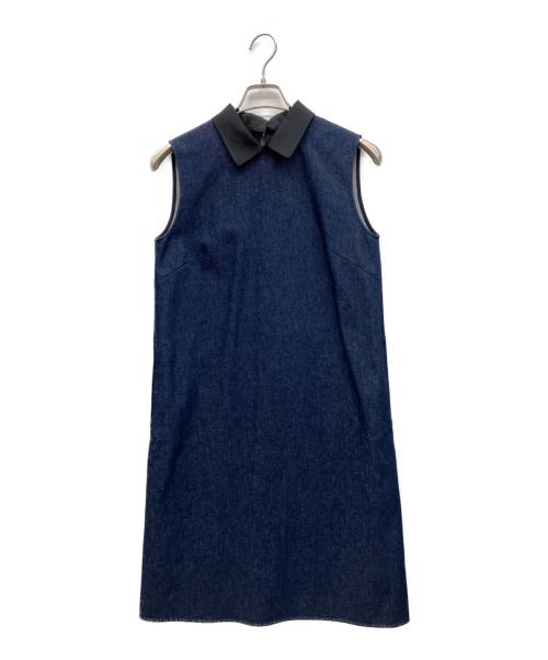 OLD ENGLAND（オールドイングランド）OLD ENGLAND (オールドイングランド) ノースリーブデニムワンピース インディゴ サイズ:36の古着・服飾アイテム