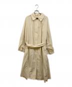 martiniqueマルティニーク）の古着「ギャザーステンカラーコート」｜アイボリー