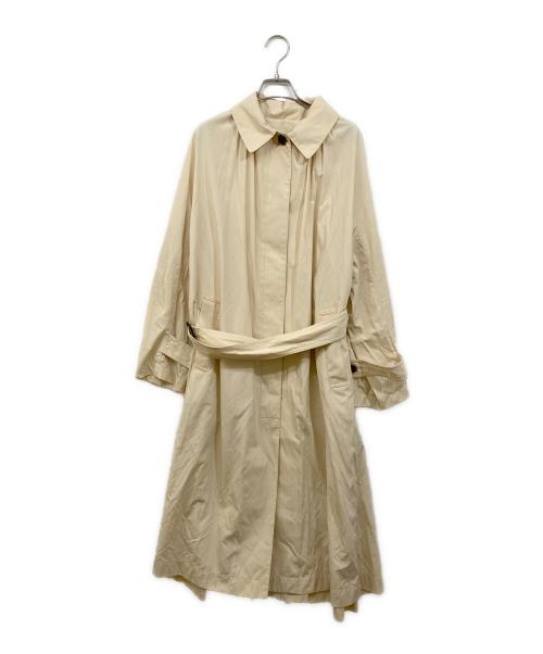 martinique（マルティニーク）martinique (マルティニーク) ギャザーステンカラーコート アイボリー サイズ:SIZE Freeの古着・服飾アイテム