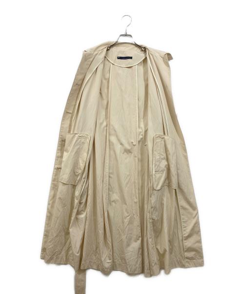 martinique（マルティニーク）martinique (マルティニーク) ギャザーステンカラーコート アイボリー サイズ:SIZE Freeの古着・服飾アイテム