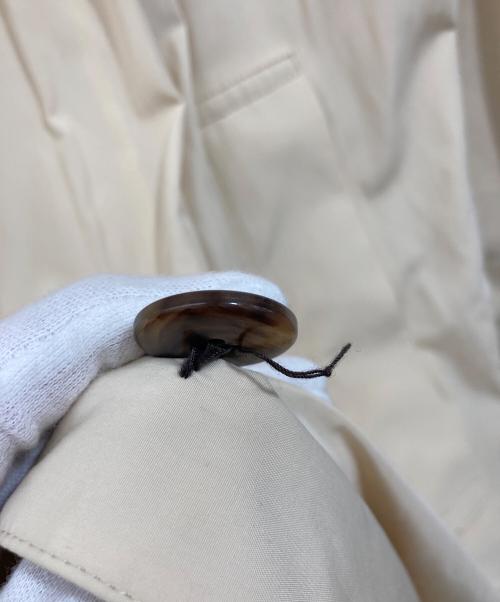 martinique（マルティニーク）martinique (マルティニーク) ギャザーステンカラーコート アイボリー サイズ:SIZE Freeの古着・服飾アイテム