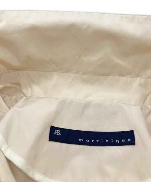 martinique（マルティニーク）martinique (マルティニーク) ギャザーステンカラーコート アイボリー サイズ:SIZE Freeの古着・服飾アイテム