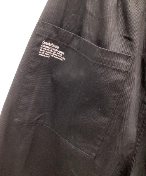 FreshService（フレッシュサービス）FreshService (フレッシュサービス) CORPORATE EASY PANTS ブラック サイズ:Mの古着・服飾アイテム