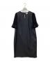 Rose Tiara（ローズティアラ）の古着「プリーツスリーブワンピース」｜ブラック