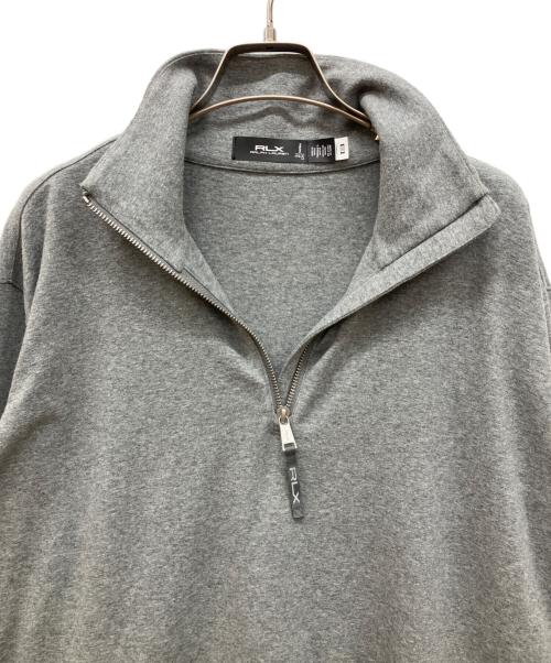 RLX RALPH LAUREN（アールエルエックスラルフローレン）RLX RALPH LAUREN (アールエルエックスラルフローレン) ハーフジップワイドスウェット グレー サイズ:Ｓの古着・服飾アイテム
