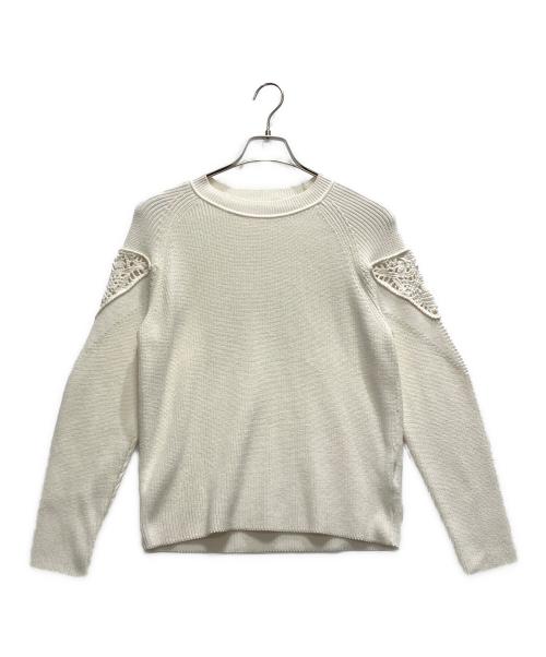 theory luxe（セオリーリュクス）theory luxe (セオリーリュクス) ニット ホワイト サイズ:38の古着・服飾アイテム