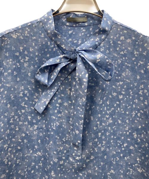 theory luxe（セオリーリュクス）theory luxe (セオリーリュクス) Dotty Print Jina Blouse ライトブルー サイズ:40の古着・服飾アイテム