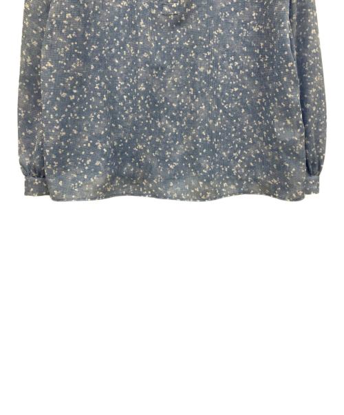 theory luxe（セオリーリュクス）theory luxe (セオリーリュクス) Dotty Print Jina Blouse ライトブルー サイズ:40の古着・服飾アイテム