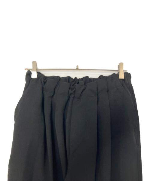 mizuiro-ind（ミズイロインド）mizuiro-ind (ミズイロインド) mizuiro-ind ワイドカーゴパンツ ブラック サイズ:Freeの古着・服飾アイテム