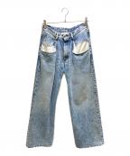 Maison Margielaメゾンマルジェラ）の古着「コントラストポケット ストレートジーンズ」｜インディゴ