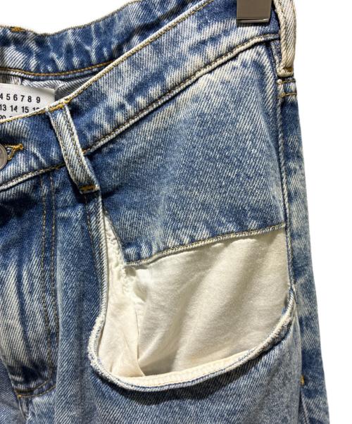 Maison Margiela（メゾンマルジェラ）Maison Margiela (メゾンマルジェラ) コントラストポケット ストレートジーンズ インディゴ サイズ:38の古着・服飾アイテム