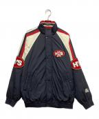 Hysteric Glamourヒステリックグラマー）の古着「EVIL STARワッペン スタンドカラージャケット」｜ブラック