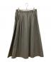 23区 (ニジュウサンク) ハイマルチタフタ タックスカート　ロングスカート オリーブ サイズ:40 未使用品：6000円