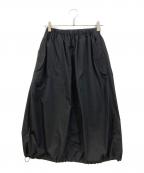 sisiiシシ）の古着「パラシュートスカート」｜ブラック