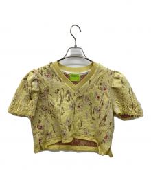 ODAKHA（オダカ）の古着「ショートニット」｜イエロー