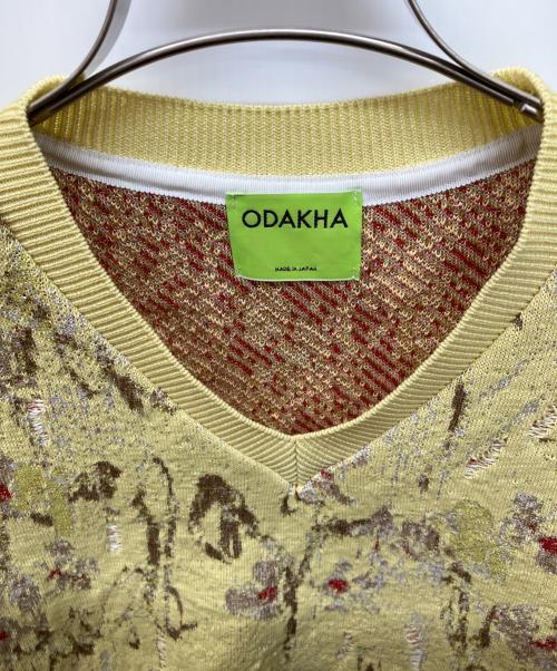ODAKHA（オダカ）ODAKHA (オダカ) ショートニット イエロー サイズ:2の古着・服飾アイテム