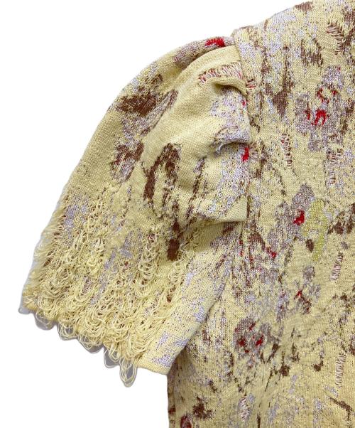 ODAKHA（オダカ）ODAKHA (オダカ) ショートニット イエロー サイズ:2の古着・服飾アイテム