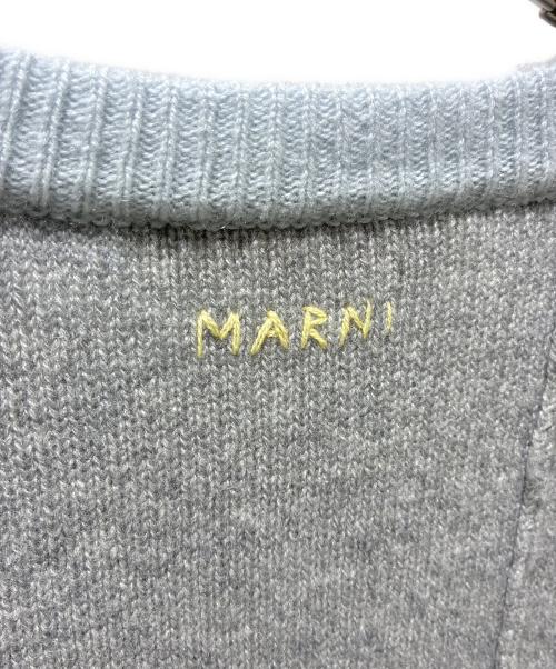 MARNI（マルニ）MARNI (マルニ) カラーブロックノースリーブニット グレー サイズ:38の古着・服飾アイテム