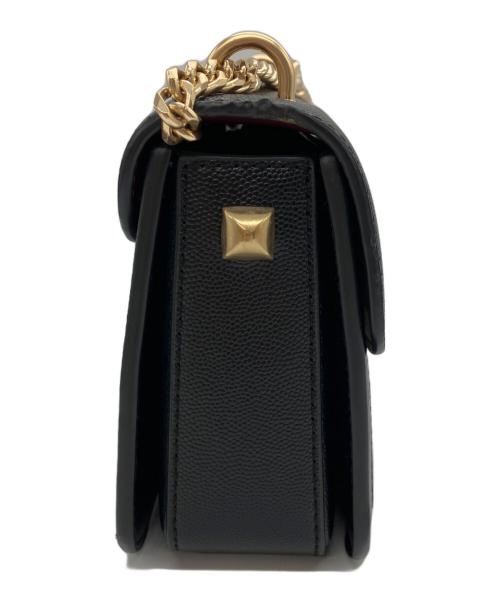 CHARLES & KEITH（チャールズアンドキース）CHARLES & KEITH (チャールズアンドキース) Woven Boxy Push Lock Textured Bag ブラックの古着・服飾アイテム