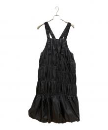 nagonstans（ナゴンスタンス）の古着「asymmetry-volume jumper skirt」｜ブラック