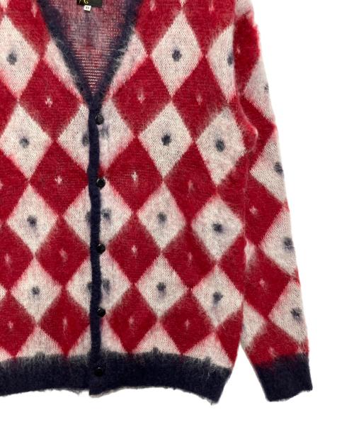 Needles（ニードルズ）Needles (ニードルズ) Mohair Cardigan/モヘヤカーディガン レッド サイズ:XSの古着・服飾アイテム