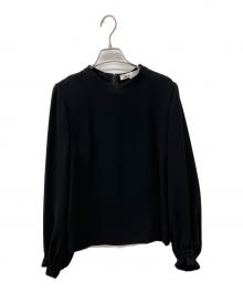 bilitis dix-sept ans（ビリティスディセッタン）の古着「ブラック ブラウス シンプル フォーマル バックファスナー」｜ブラック