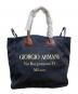 GIORGIO ARMANI（ジョルジオアルマーニ）の古着「キャンバストートバッグ」｜ネイビー