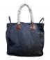 GIORGIO ARMANI (ジョルジオアルマーニ) キャンバストートバッグ ネイビー：30000円