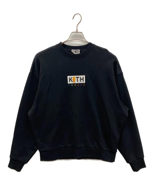 KITH TREATS（キストリーツ）KITH TREATS (キストリーツ) SOUR PATCH KIDS　クルーネックスウェット ブラック サイズ:Ｓの古着・服飾アイテム
