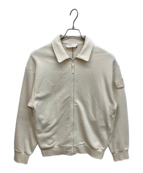 STONE ISLAND（ストーンアイランド）STONE ISLAND (ストーンアイランド) GHOST PIECE FULL ZIP SWEAT SHIRT アイボリー サイズ:Sの古着・服飾アイテム