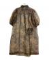 GANNI (ガニー) Tiger-Print Organza Dress ブラウン サイズ:36：15000円