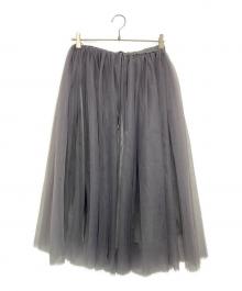 noir kei ninomiya（ノワール ケイ ニノミヤ）の古着「Nylon Tulle Skirt」｜グレー