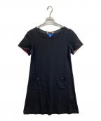 BLUE LABEL CRESTBRIDGEブルーレーベルクレストブリッジ）の古着「ワンピース」｜ブラック