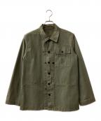BUZZ RICKSON'Sバズリクソンズ）の古着「M-1944 UTILITY JACKET HAND PAINT」｜カーキ