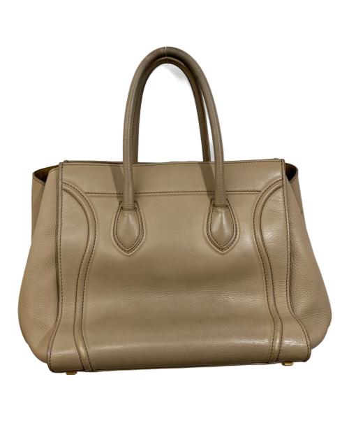 CELINE（セリーヌ）CELINE (セリーヌ) レザートートバッグ グレージュの古着・服飾アイテム