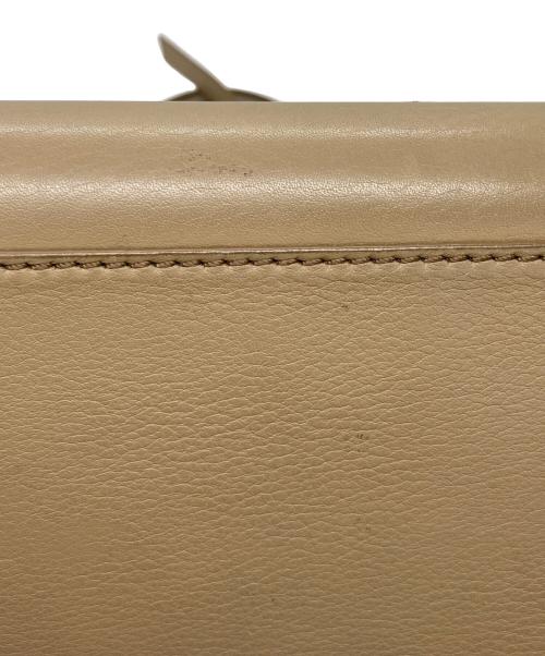 CELINE（セリーヌ）CELINE (セリーヌ) レザートートバッグ グレージュの古着・服飾アイテム
