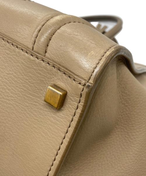 CELINE（セリーヌ）CELINE (セリーヌ) レザートートバッグ グレージュの古着・服飾アイテム