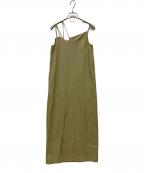 JOSE MOONジョゼムーン）の古着「RAMDOM STRAP CAMISOLE DRESS」｜カーキ