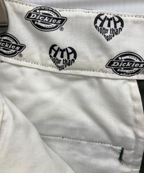 Dickies（ディッキーズ）Dickies (ディッキーズ) HTH (エイチティーエイチ) ZIP MINI SKIRT　ジップミニスカート カーキ サイズ:S 未使用品の古着・服飾アイテム