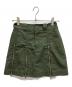 Dickies（ディッキーズ）の古着「ZIP MINI SKIRT　ジップミニスカート」｜カーキ