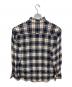 journal standard luxe (ジャーナルスタンダード ラックス) シャーリングチェック Big-BD-シャツ　ボタンダウンシャツ ネイビー サイズ:FREE：5000円