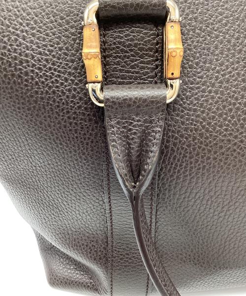 GUCCI（グッチ）GUCCI (グッチ) 2WAYバッグ ブラウンの古着・服飾アイテム