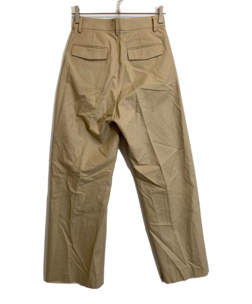 MUSE de Deuxieme Classe（ミューズ ドゥーズィエム クラス）MUSE de Deuxieme Classe (ミューズ ドゥーズィエム クラス) TUCK CHINO ワイドパンツ ベージュ サイズ:36の古着・服飾アイテム