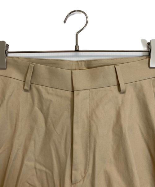 MUSE de Deuxieme Classe（ミューズ ドゥーズィエム クラス）MUSE de Deuxieme Classe (ミューズ ドゥーズィエム クラス) TUCK CHINO ワイドパンツ ベージュ サイズ:36の古着・服飾アイテム